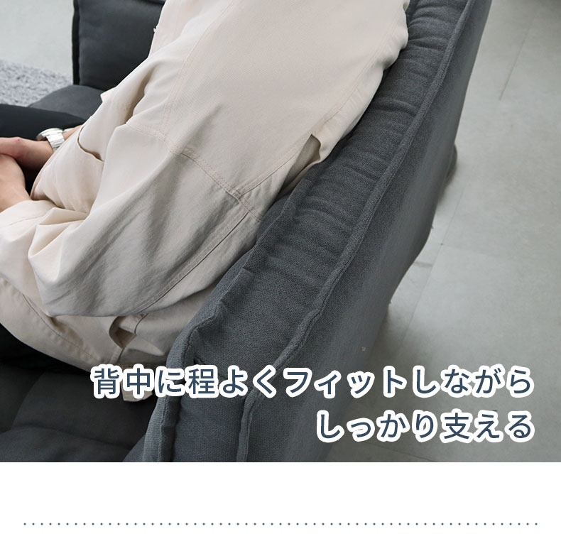 2人掛け カジュアルソファ パッソプラスの機能