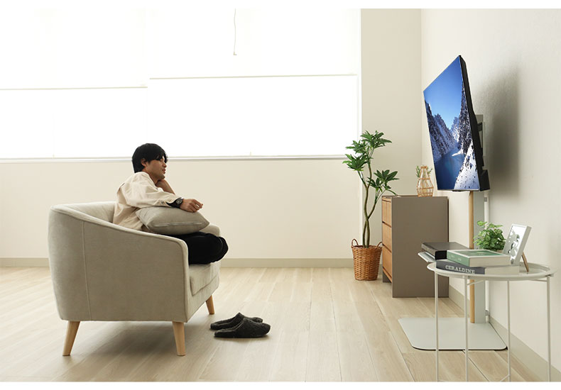 テレビスタンド エーデル(棚板付き)の機能