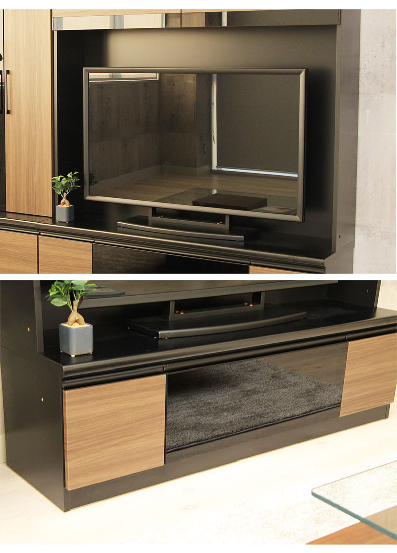 幅160cm TVボード ボンゴレの使用例