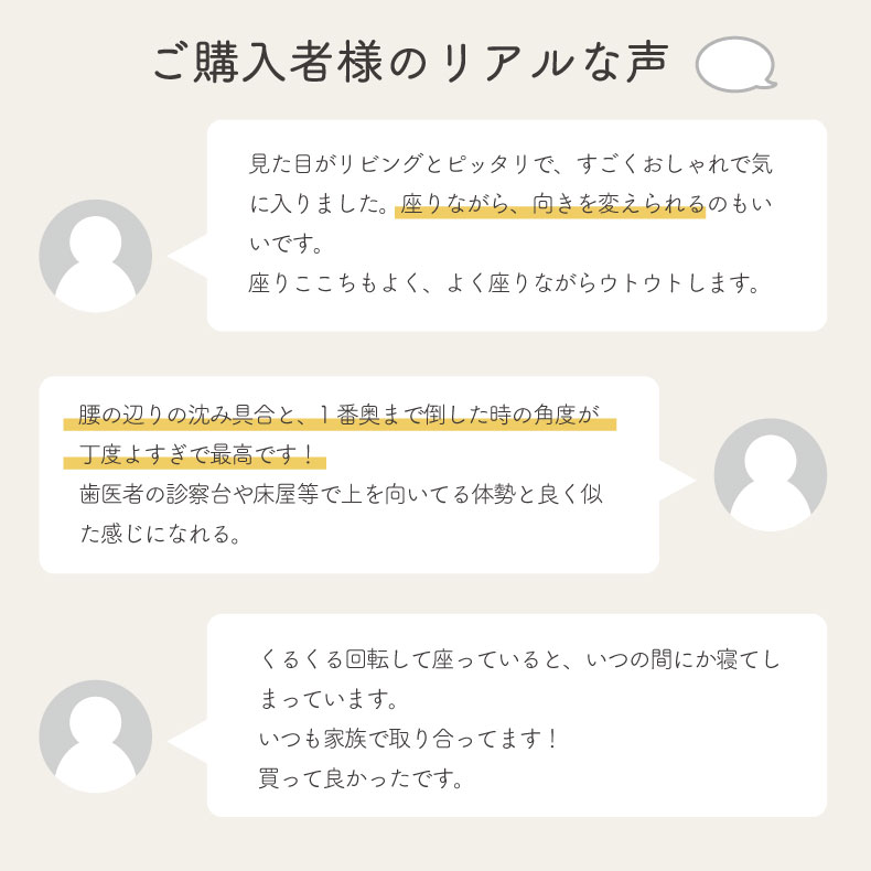 回転リラックスチェア ビンテージの機能