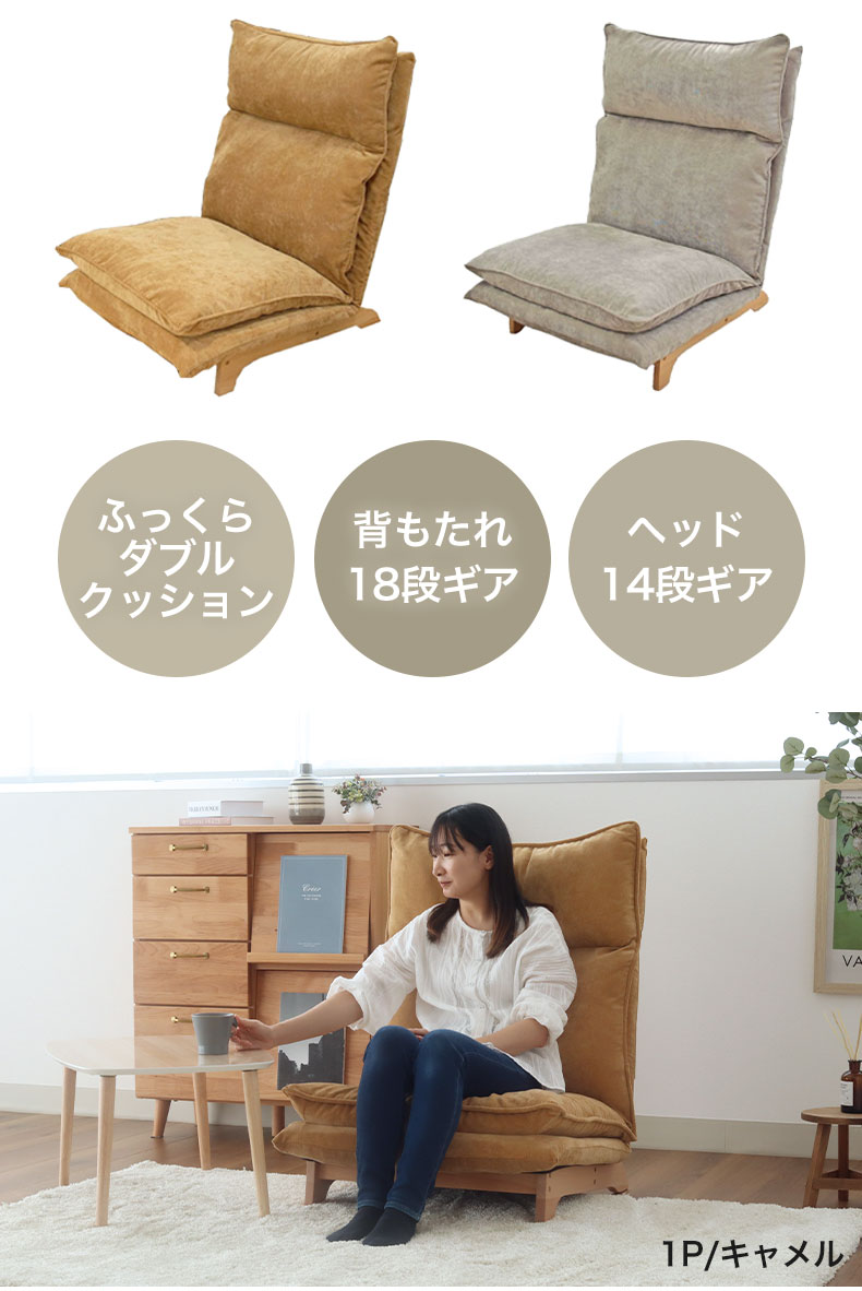 リクライニングソファ ピエル5の機能