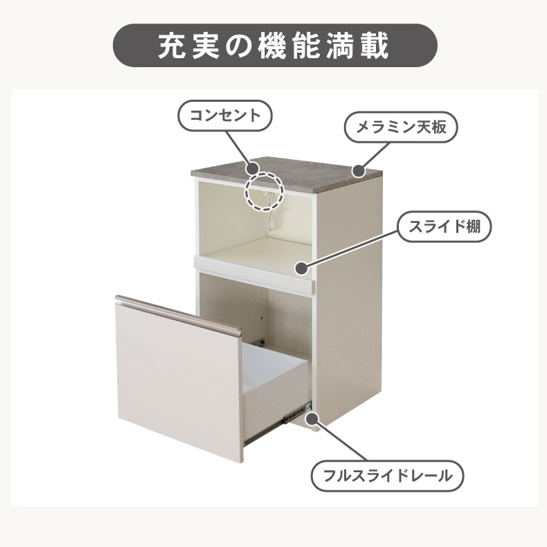 幅60cmカウンター 下台60OP カカロの機能