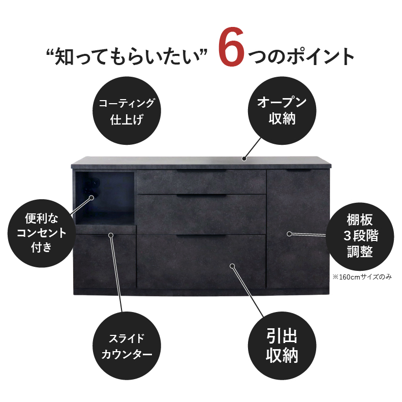 160幅カウンター モルダーの機能