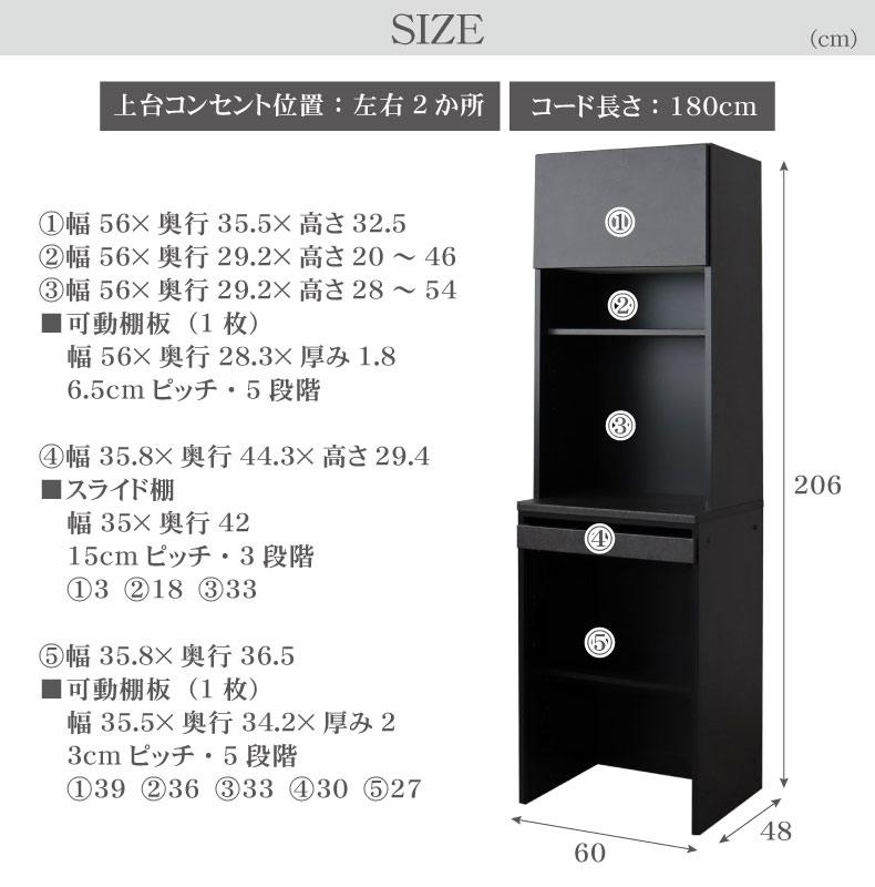 60家電ボード セラスのサイズ1