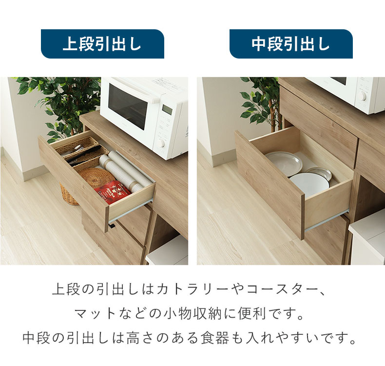120キッチンカウンター ピックの機能