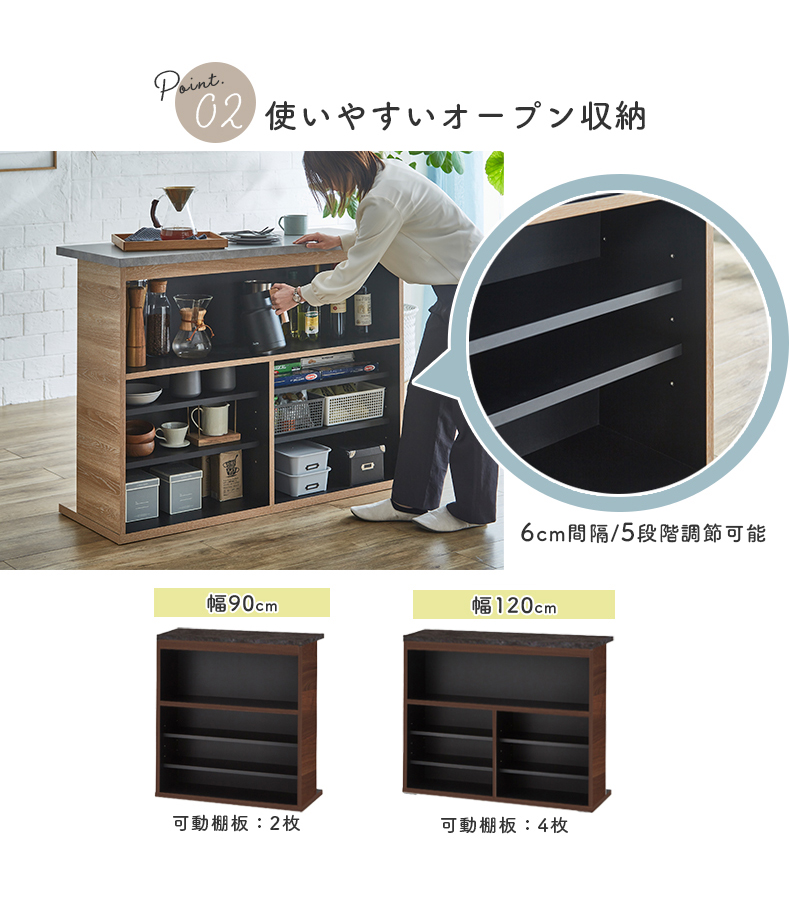 コーナー3点セットカウンター ホルダー2の機能