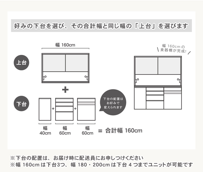 幅60cm 上台 食器棚 カカロの機能