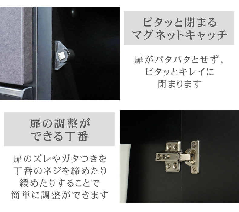 40cm食器棚 下台開き戸(左) セラスの機能
