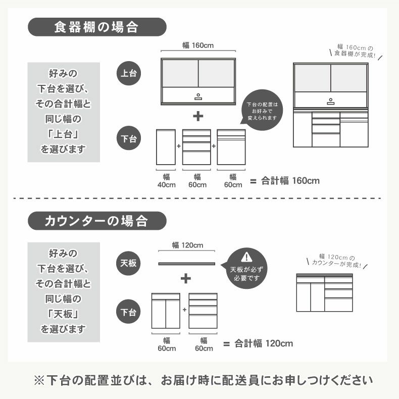 幅40cm 下台 可動オープン ネオ2の機能