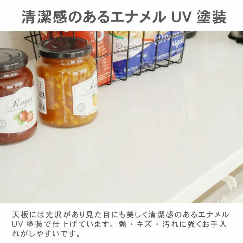 幅180cmカウンター 下台左脚パネル 60三段引出 60可動オープン ネオの機能