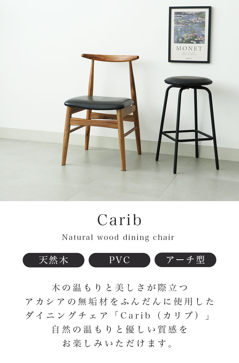 チェア 2脚セット カリブ