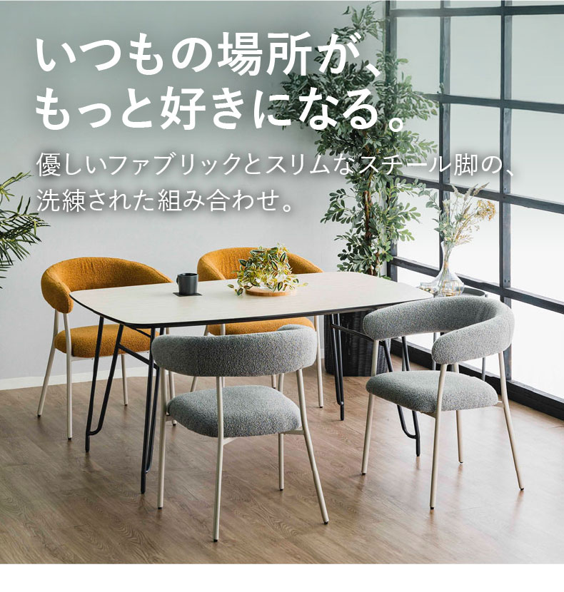 ダイニングチェア2脚セット フェロー