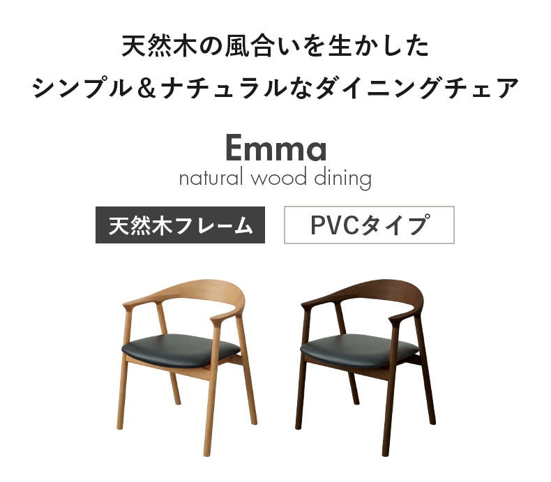 ダイニングチェア エマ(PVCタイプ)の機能