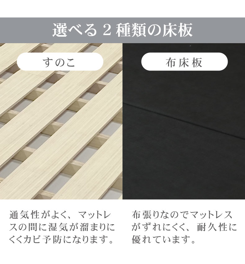 ファミリーベッド すのこ床板サイド有ソフトマットレスタイプ アドリアセシルの機能