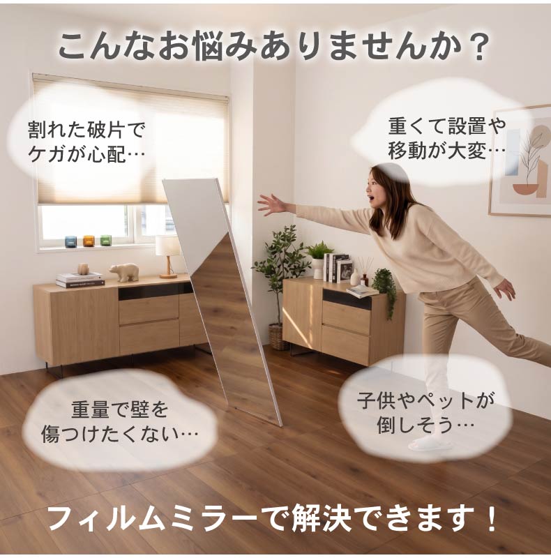 割れないミラー レジェの機能
