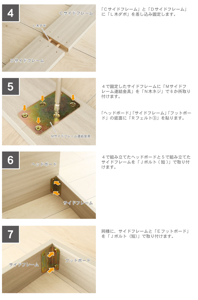 ベッド フレーム ノルモ（キャビネット1）の機能