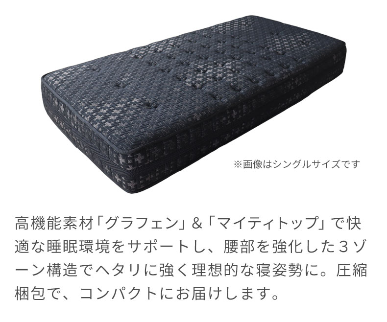 高密度ポケットコイル グラフェン配合 MI-30R