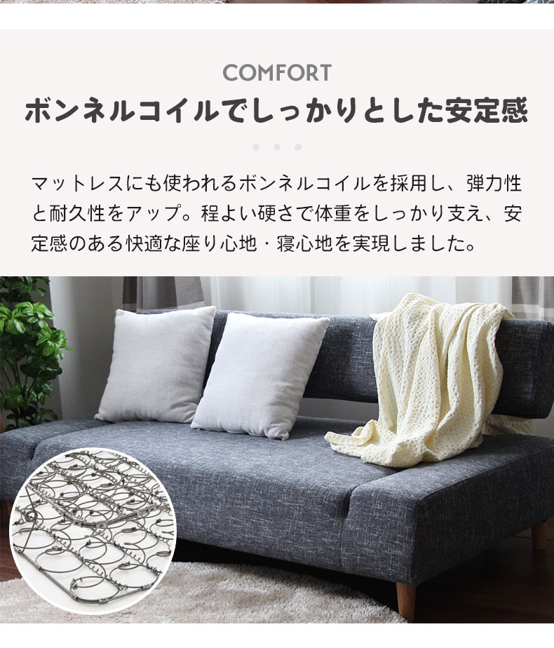 ソファベッド　イージーの機能