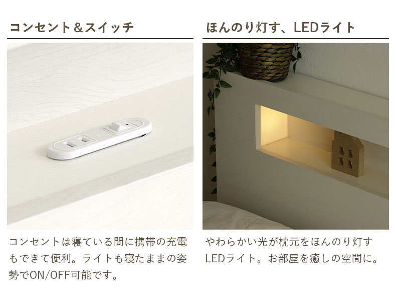 クイーン フロアーベッド LU-316の機能