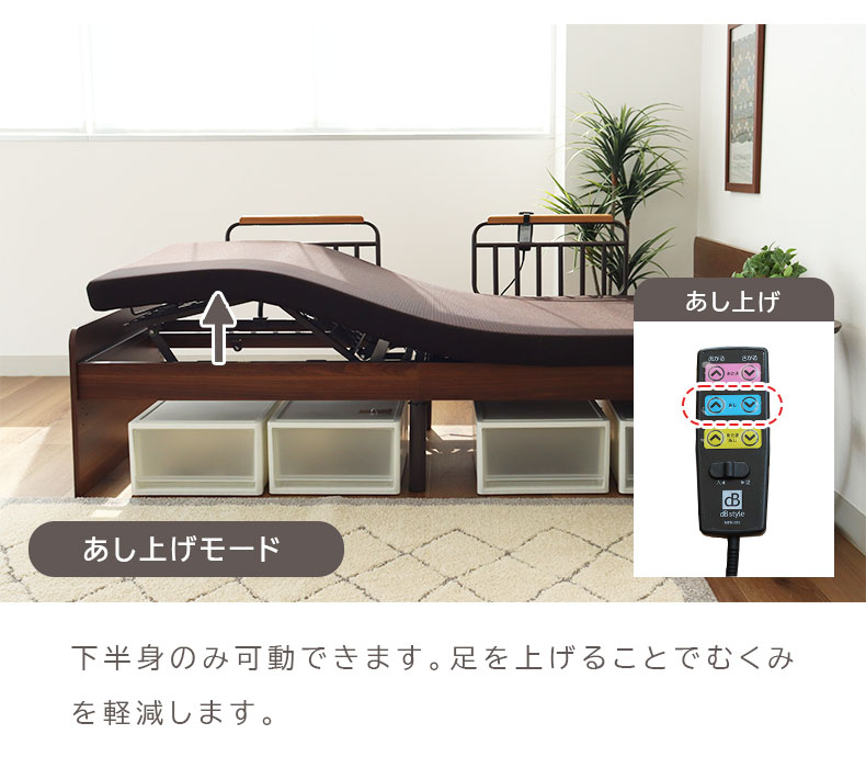 電動ベッド MFB-1202EHS（ウレタンマットUFA-SP-S）の機能