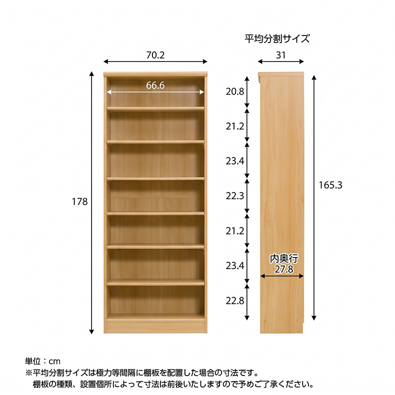 オープンラック カラーラックの説明