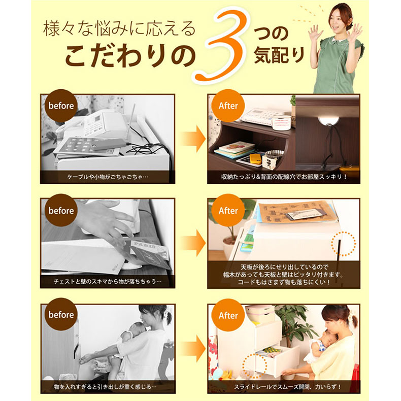 使いやすさを追求した3つのこだわり
