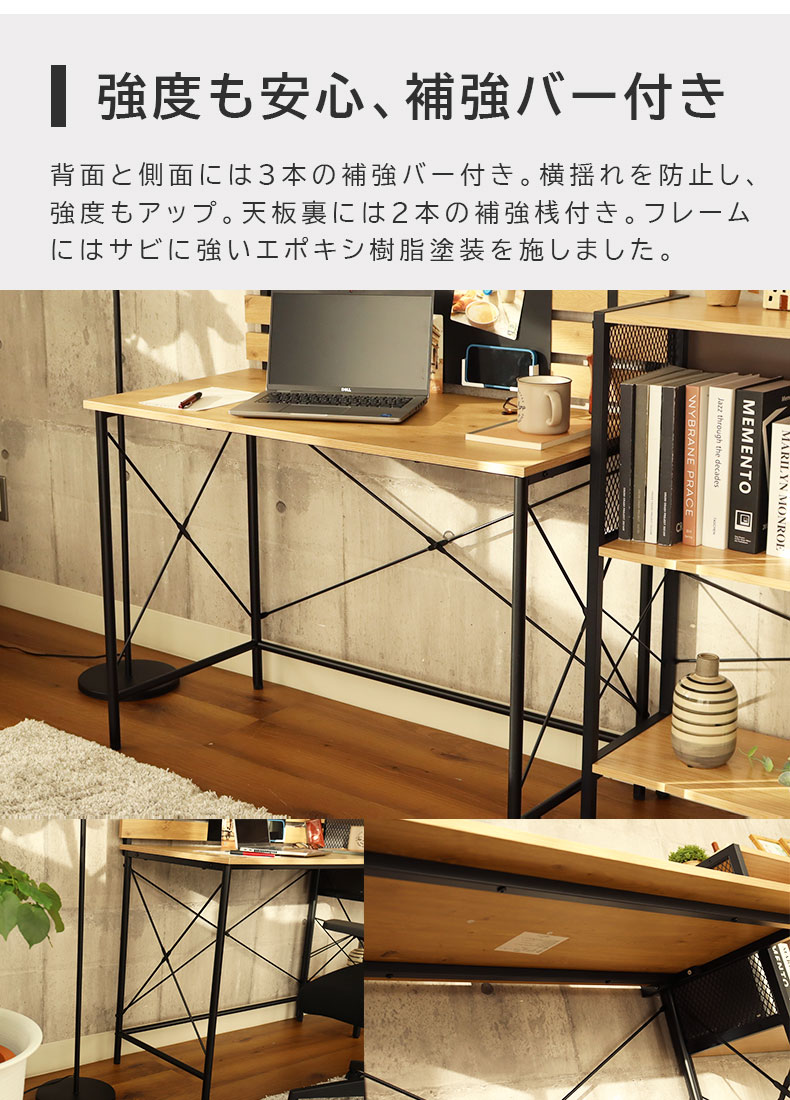 デスク ラティスの機能