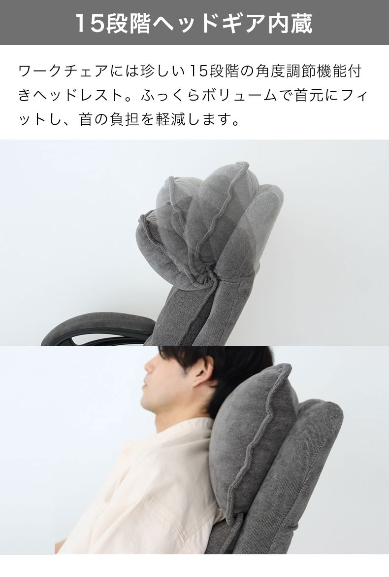 ワークチェア ガイアの機能