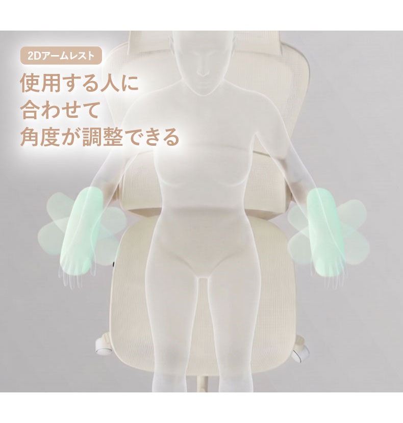 ワークチェア レリアの機能