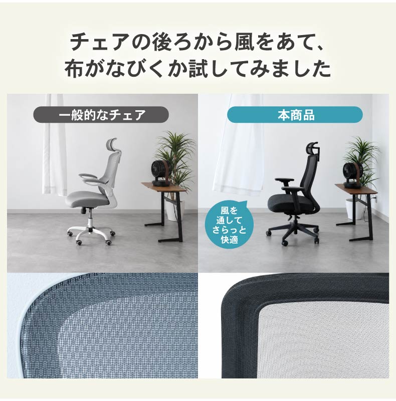 オフィスチェア ウィンドの機能