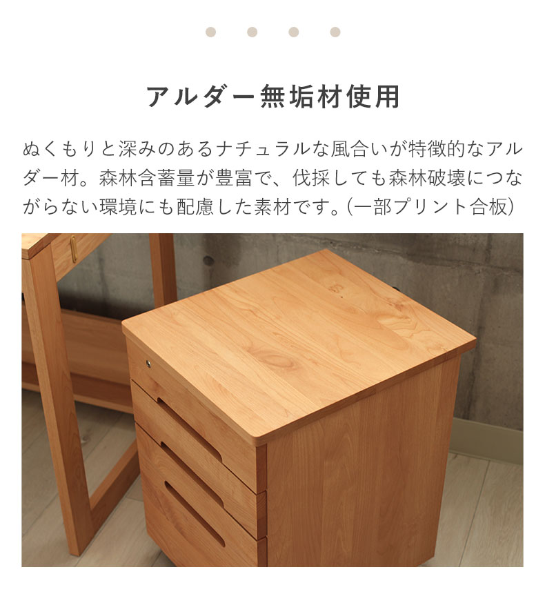 デスクワゴン ウィンディ2013の素材