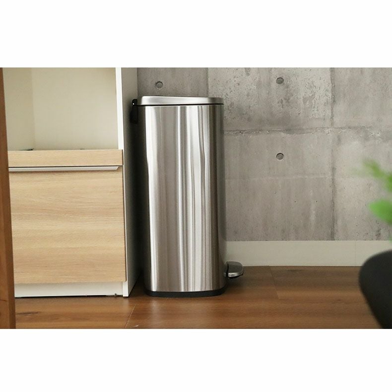 50L ステンレス ダストボックス フラットランド