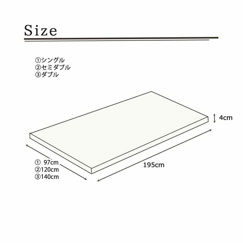 ウレタン・折りたたみマットレス | 4cm低反発マットレス マナスリーパー