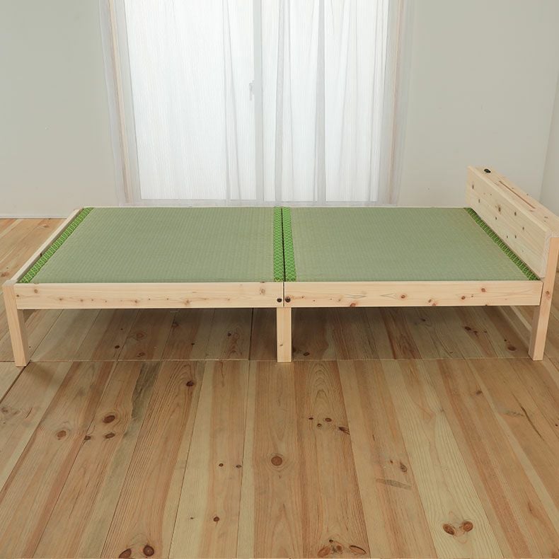 ベッドフレーム | 【通販限定】宮有り ひのきベッド い草張り床板 檜