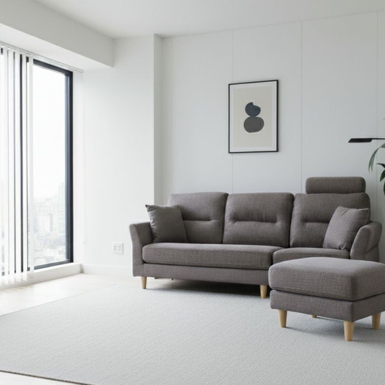 おしゃれなカウチソファ | 3人掛け カウチソファ 入れ替え可 洗えるカバー メルロー2