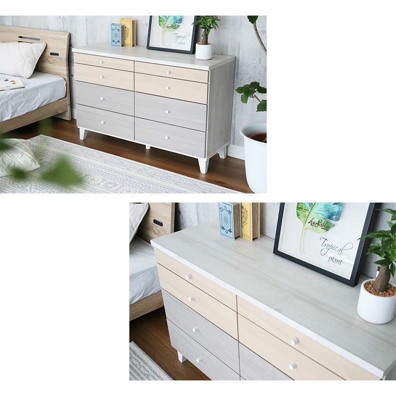 幅120cmローチェスト マーブル