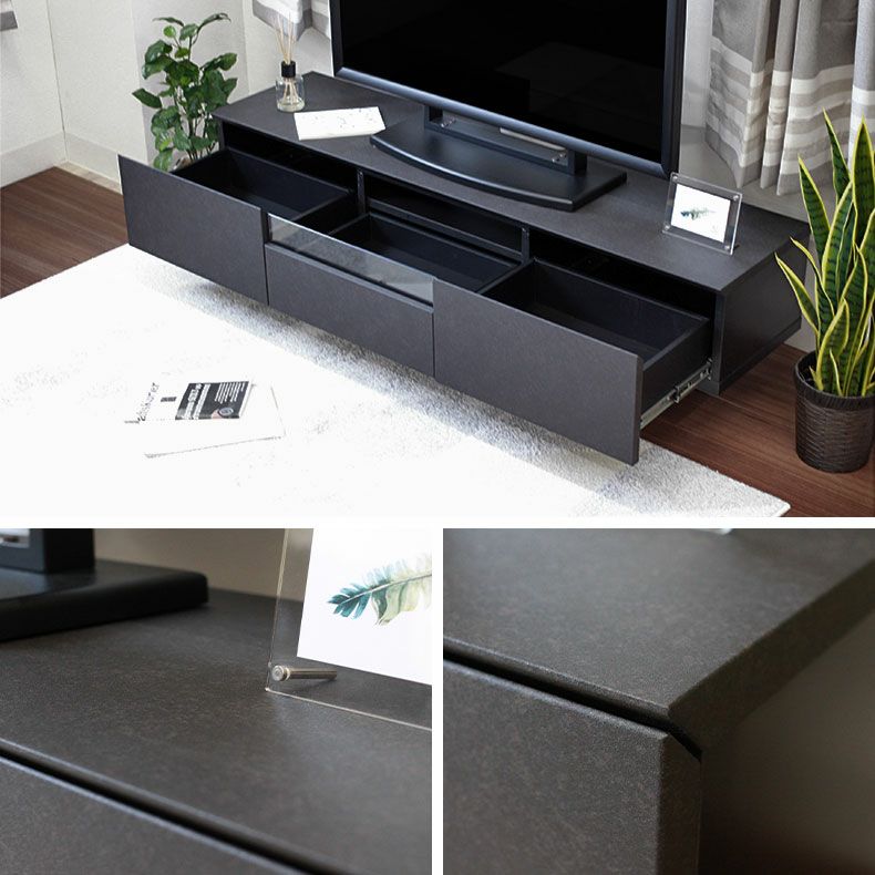幅150cm テレビボード ロータイプ ローボード おしゃれ 52V型対応 石目