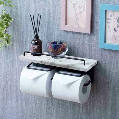 大理石柄トイレットペーパーホルダー ダブルタイプ SIN-21のサムネイル