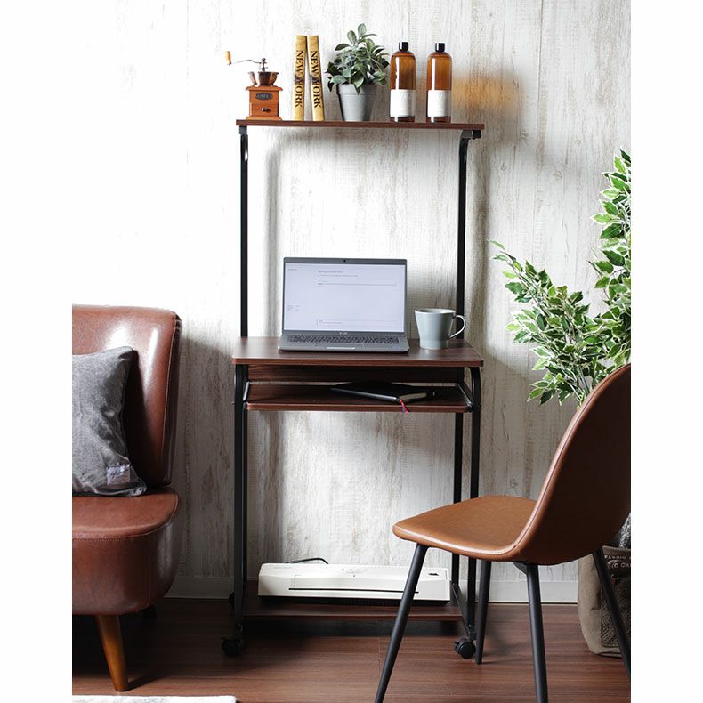 幅60cm パソコンデスク コンパクト キャスター付き コミット