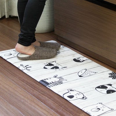 45x240cm PVCキッチンマット アニマルのサムネイル