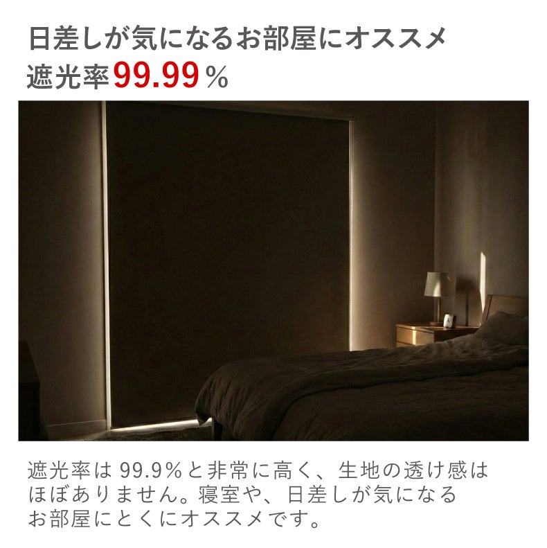 遮光 1級遮光ロールスクリーン シェイディ