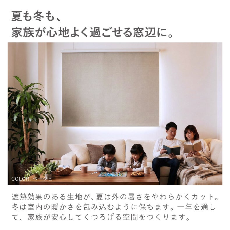 遮光 1級遮光ロールスクリーン シェイディ