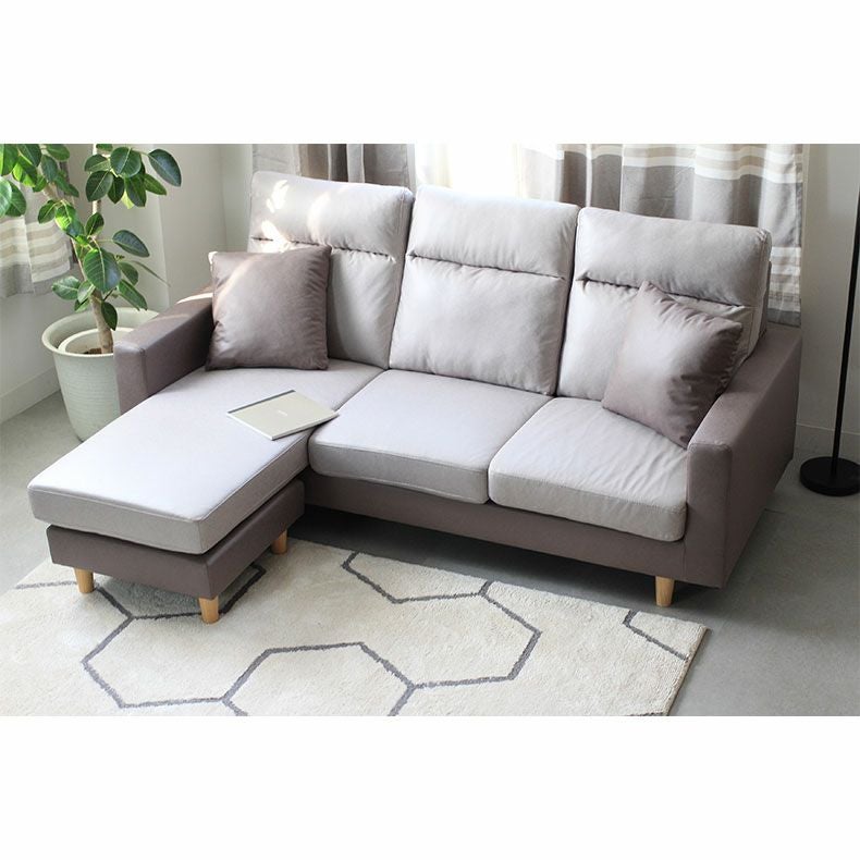 おしゃれなカウチソファ | 3人掛け カウチソファ ローゼン2 左右入替可能