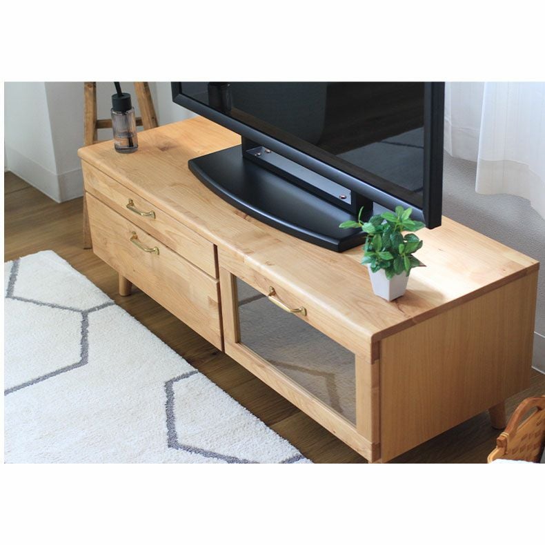 幅120cm テレビボード ロータイプ ローボード おしゃれ 32V型対応 完成