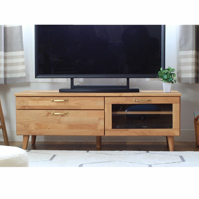 幅120cm テレビボード ロータイプ ローボード おしゃれ 32V型対応 完成