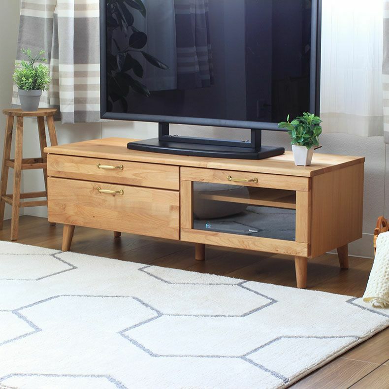 幅120cm テレビボード ロータイプ ローボード おしゃれ 32V型対応 完成