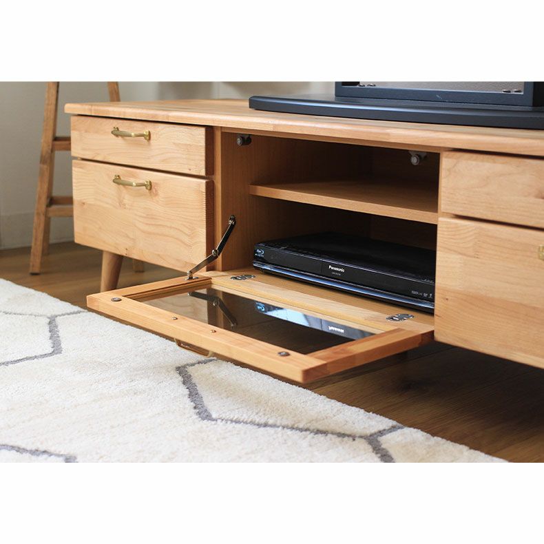 幅150cm テレビボード ロータイプ ローボード おしゃれ 52V型対応 完成