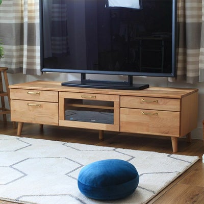 幅150cm テレビボード ロータイプ ローボード おしゃれ 52V型対応 完成品 サラ2のサムネイル