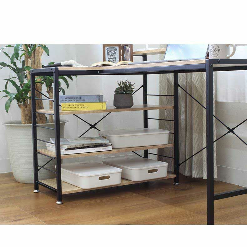 デスク | 幅120cm L字デスク 下収納付き パソコンデスク オフィスデスク リベルテ