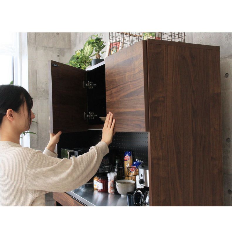 幅160cm食器棚 下台60ダスト 60引出 40右開 フォーガス